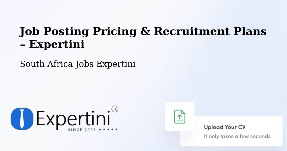 Job Posting Pricing & Recruitment Plans – Virginia - Virginia, South Africa Jobs Expertini